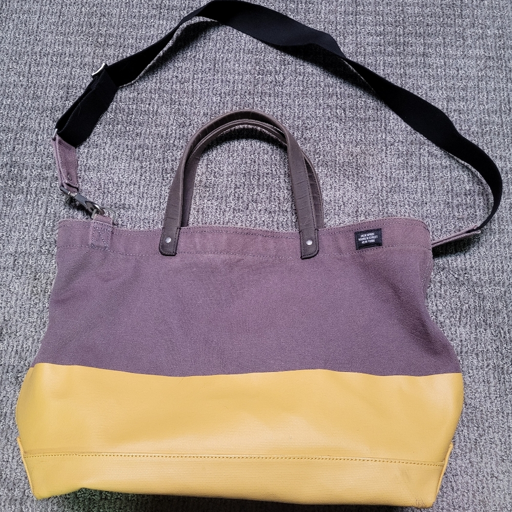 SOLD - Jack Spade Dipped Coal Bag